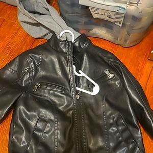 Kids leather jacket